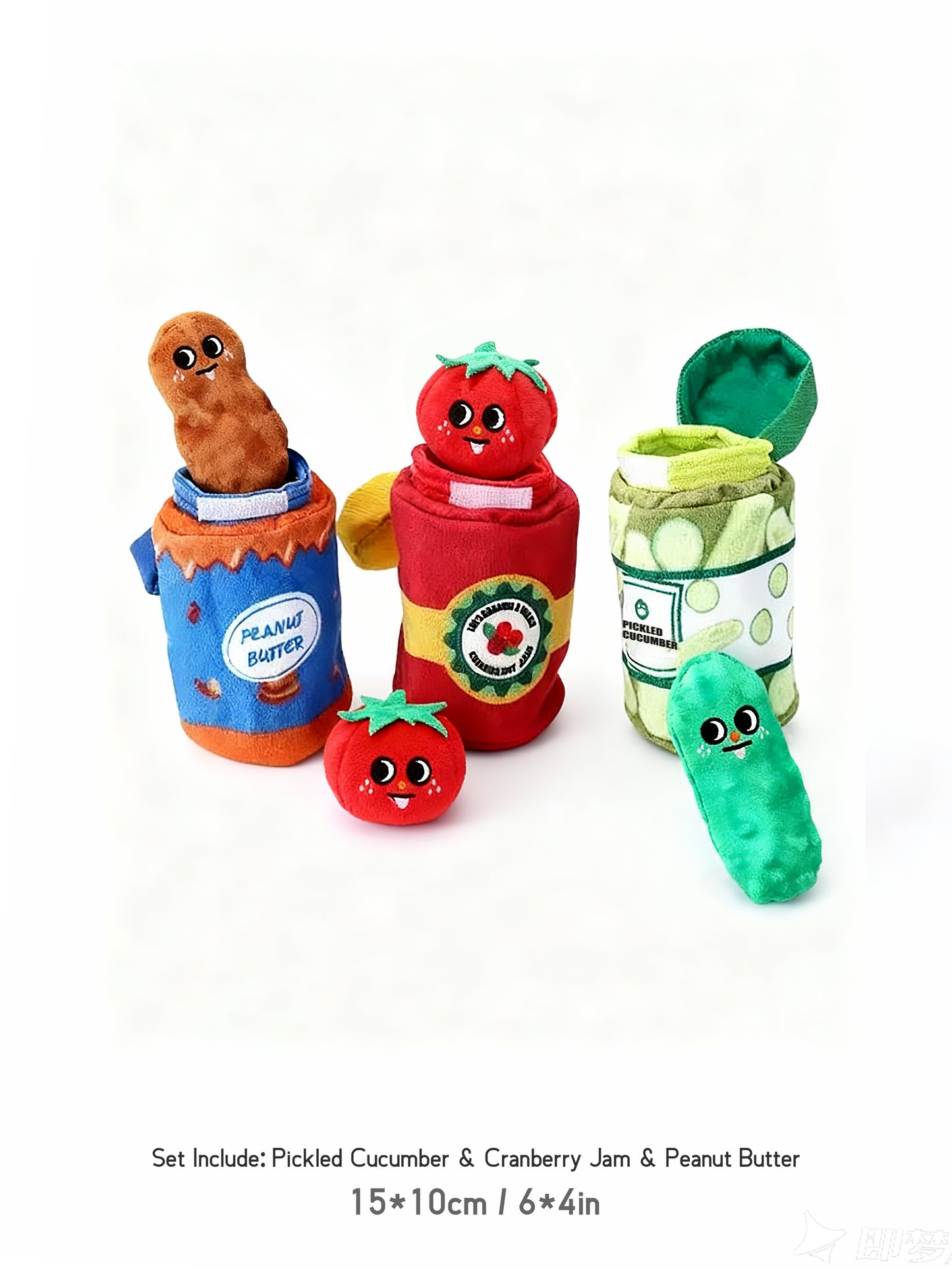 Canned Plush Treat Toy