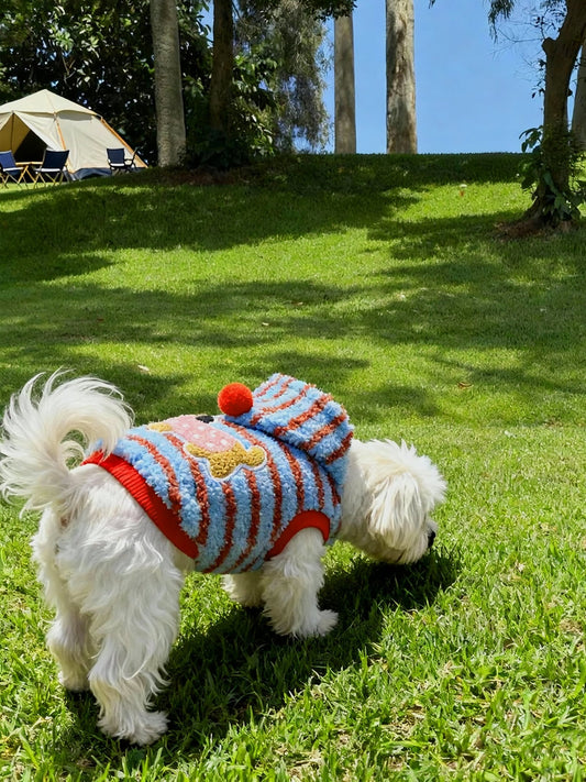 Dog Classic Stripe Hoodie - Fuffus