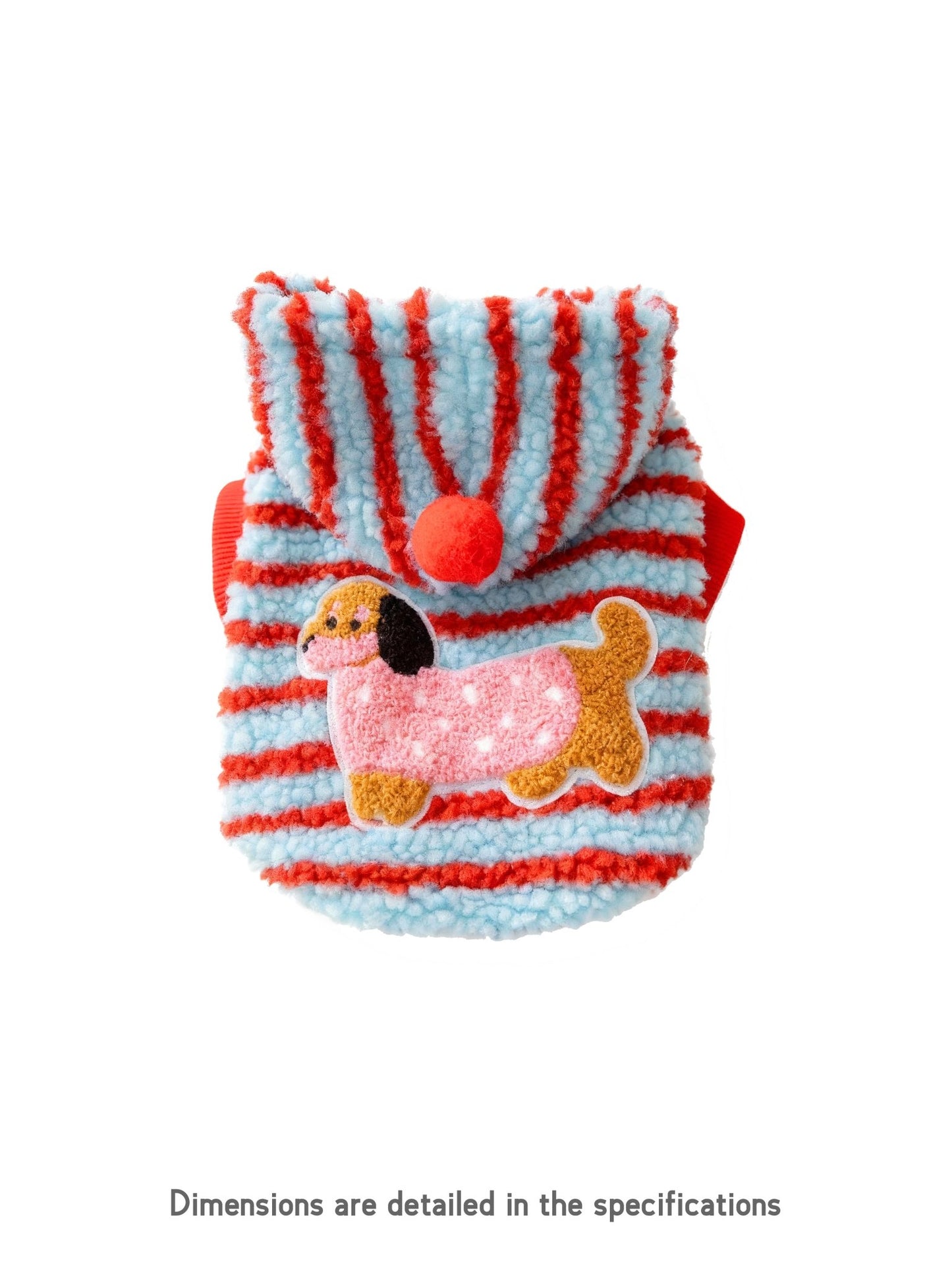 Dog Classic Stripe Hoodie - Fuffus