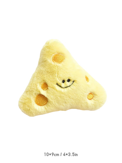 Cheese-Shaped Plush Toy