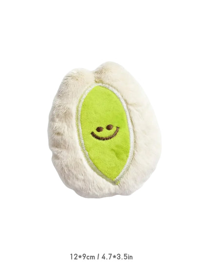 pistachio-Shaped Plush Toy