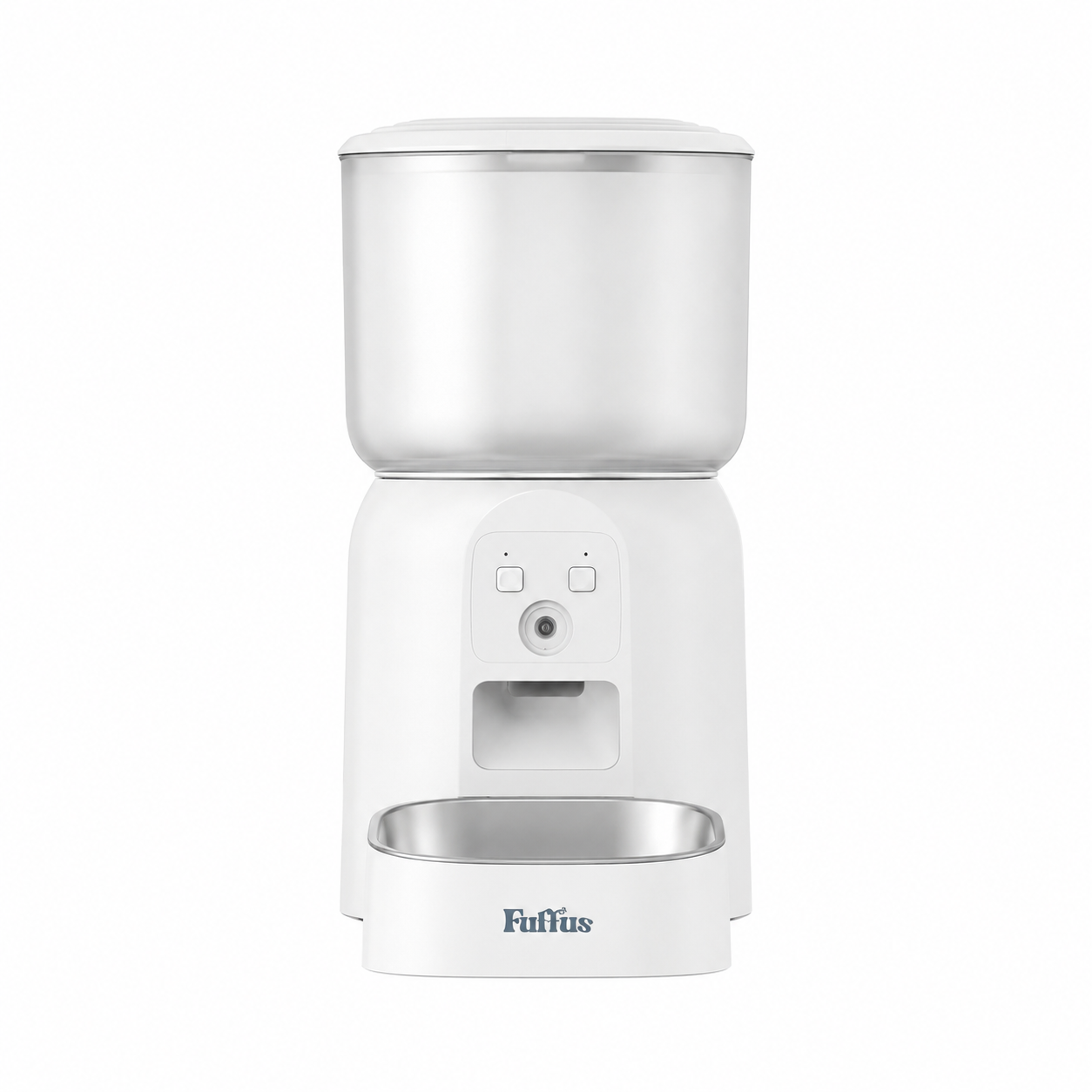 fuffus 3L Automatic Cat Feeder with Camera, Tuya Smart App Controlled Pet Feeder for Single Cat, Affordable Video Monitor