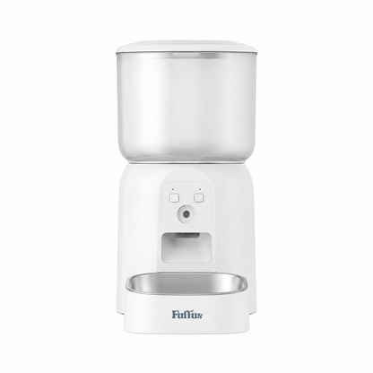 fuffus 3L Automatic Cat Feeder with Camera, Tuya Smart App Controlled Pet Feeder for Single Cat, Affordable Video Monitor