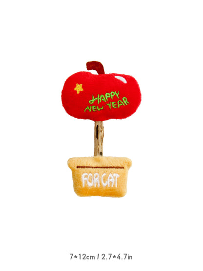 Xmas Catnip Stick-Apple Pot Plant