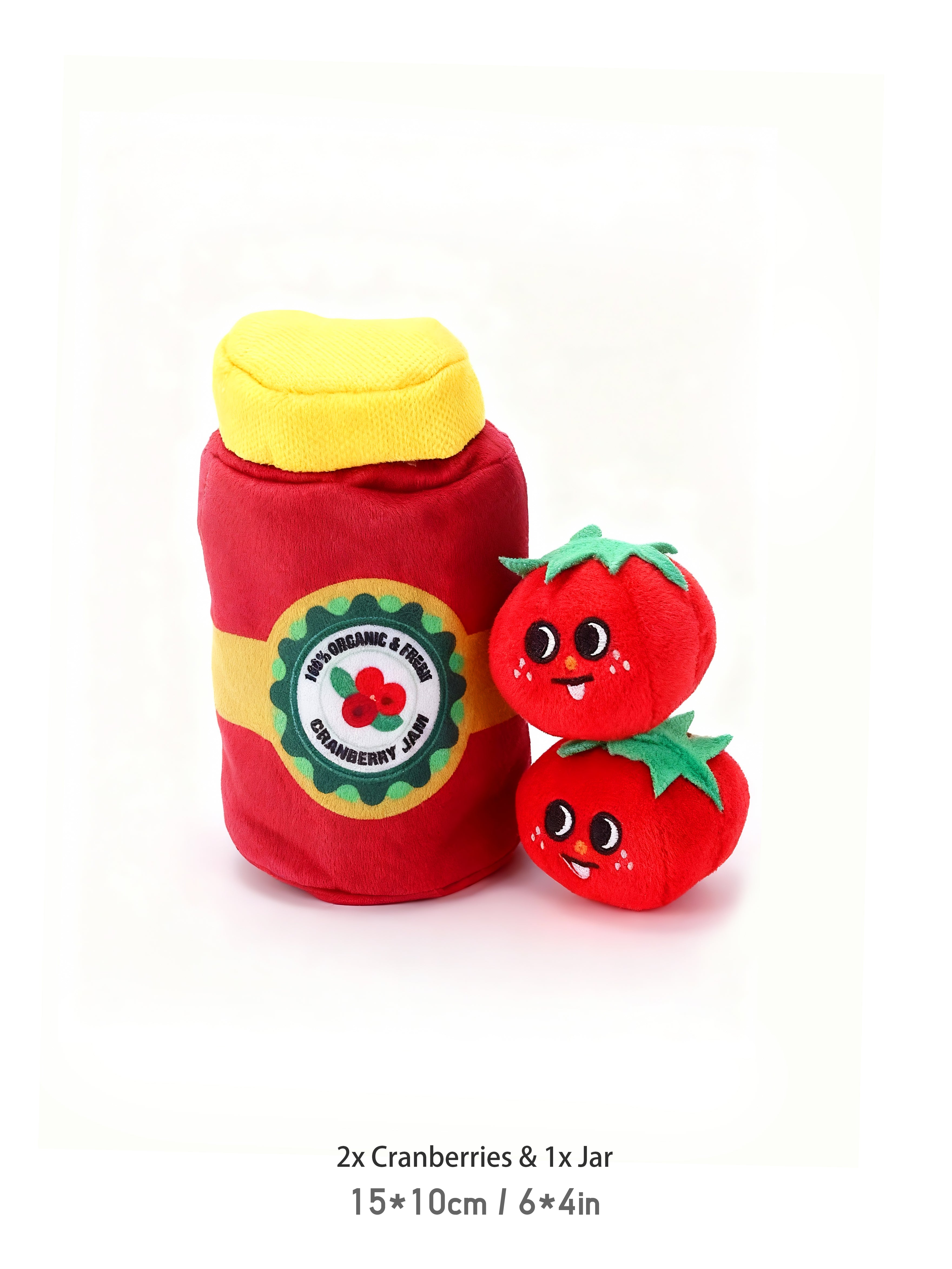 Canned Plush Treat Toy