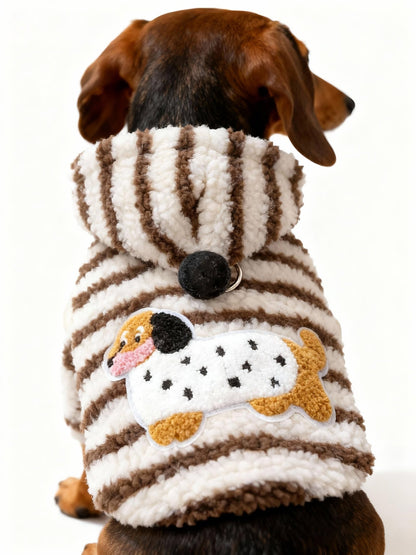 Dog Classic Stripe Hoodie - Fuffus