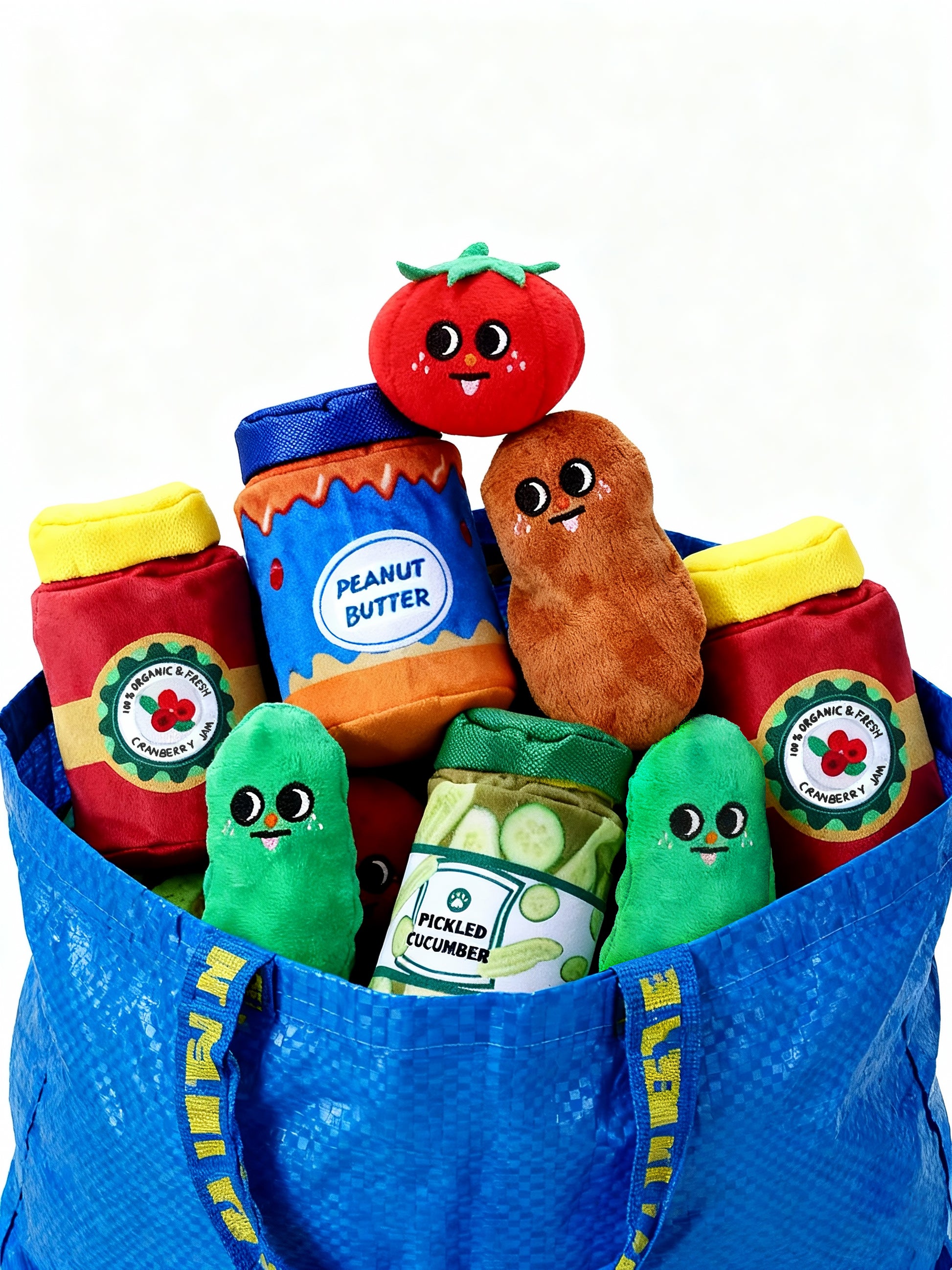 Canned Plush Treat Toy