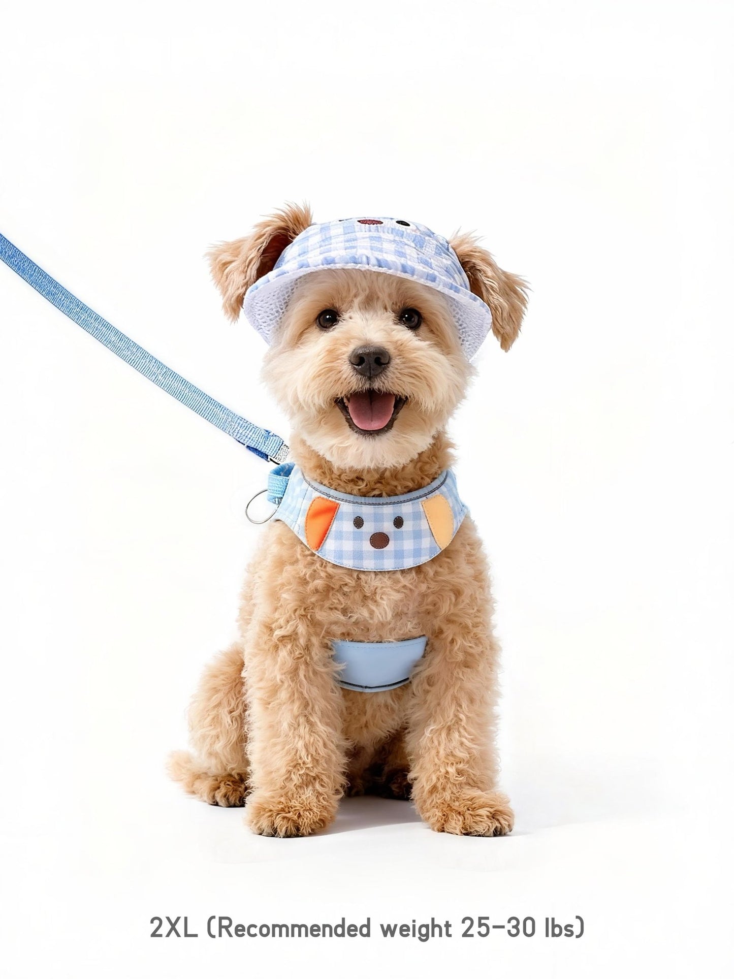 Plaid Pup Harness Set - Fuffus