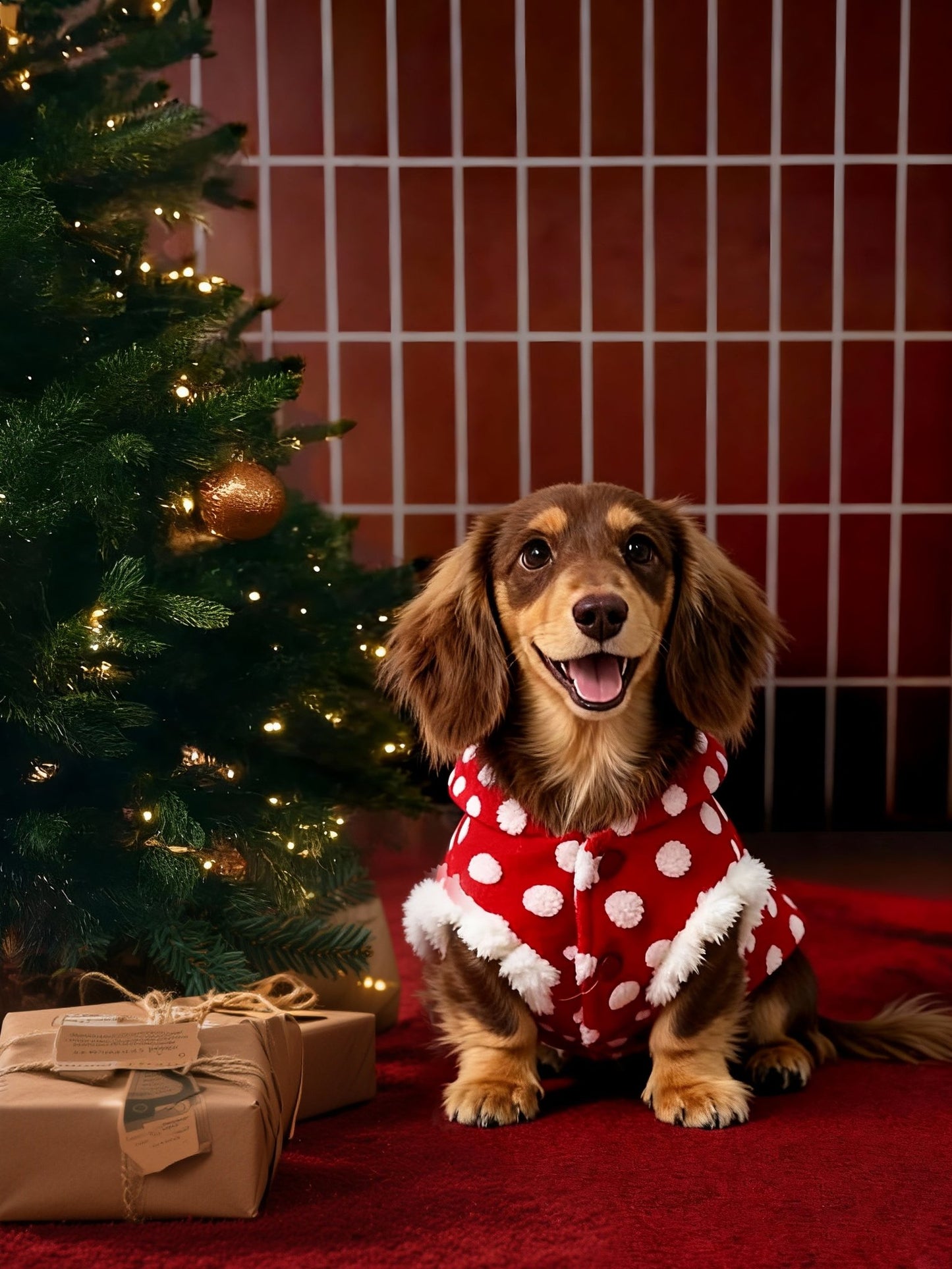 Puppy Polka Puff Vest - Fuffus